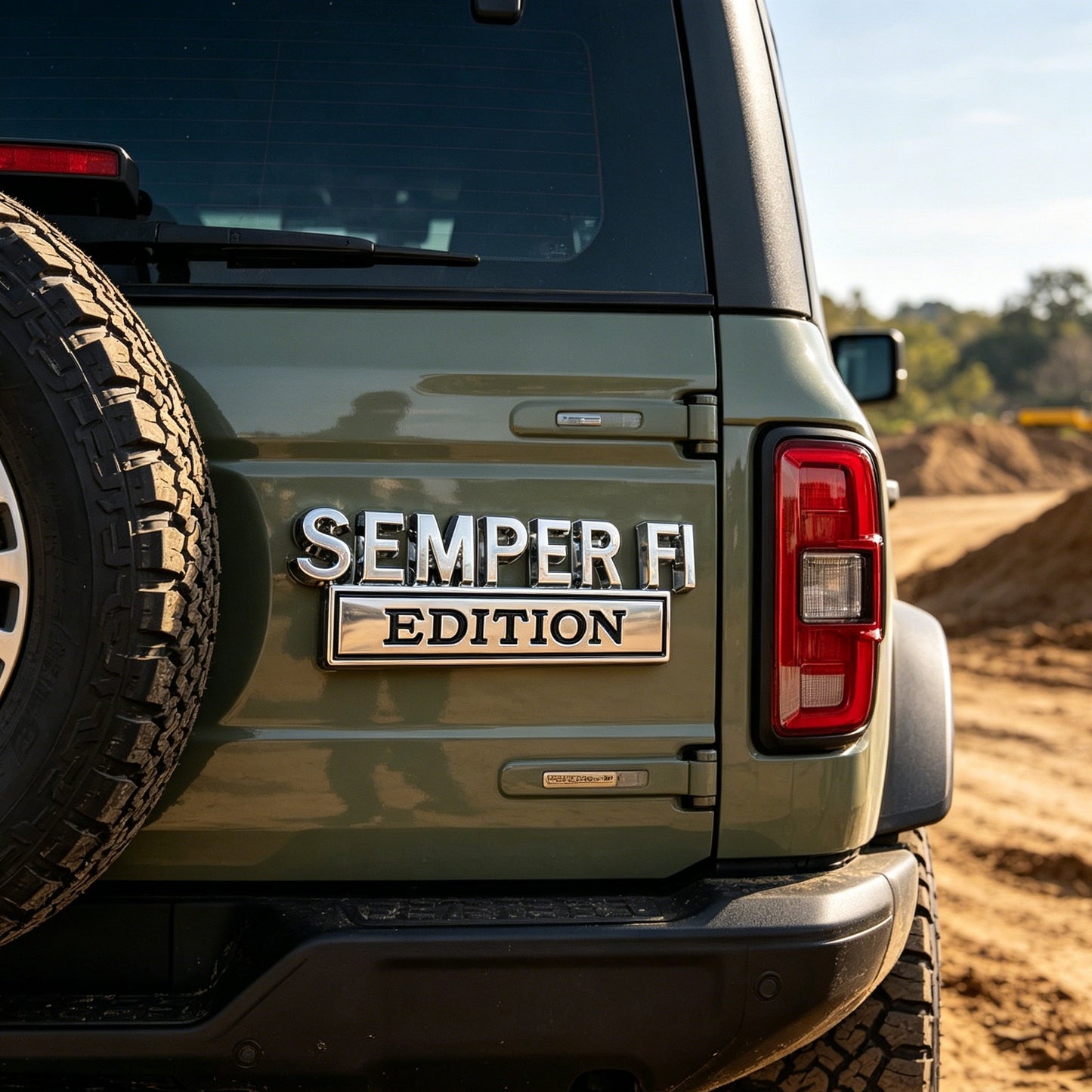 🇺🇸🦅SEMPER FI EDITION Car Emblem Metal Badge