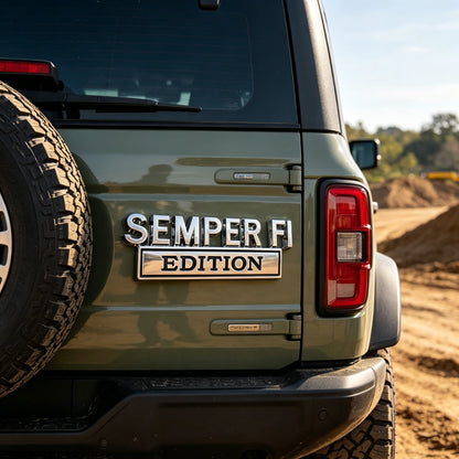 🇺🇸🦅SEMPER FI EDITION Car Emblem Metal Badge