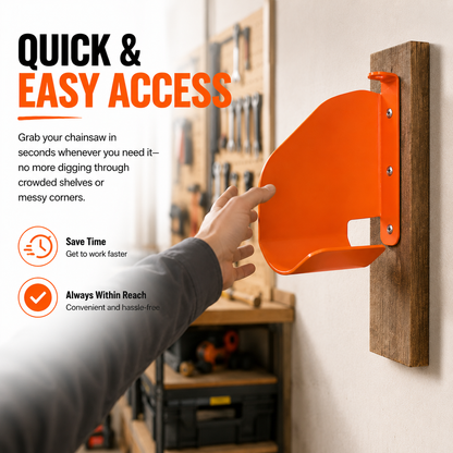 🔥 Chain Saw Wall Mount Holder