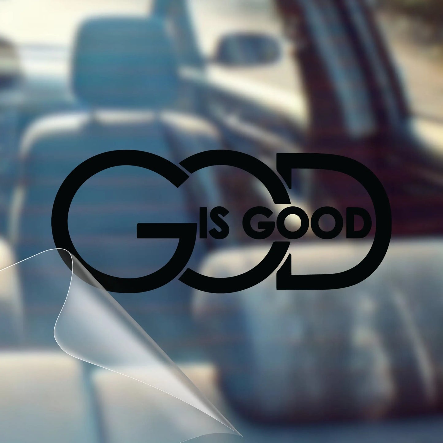 ✝️God Is Good Vinyl Decal – Christian Sticker (Outdoor Rated 5+ Years)