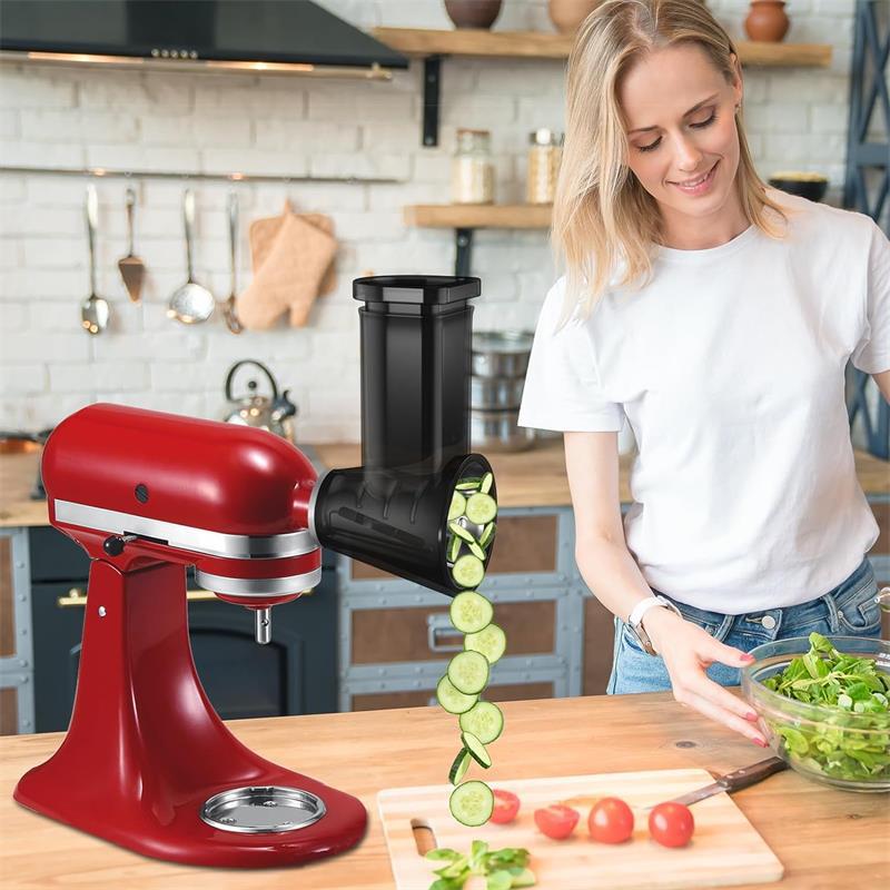 ⚡🍴Stainless Steel Slicer Shredder Attachment for KitchenAid Stand Mixer