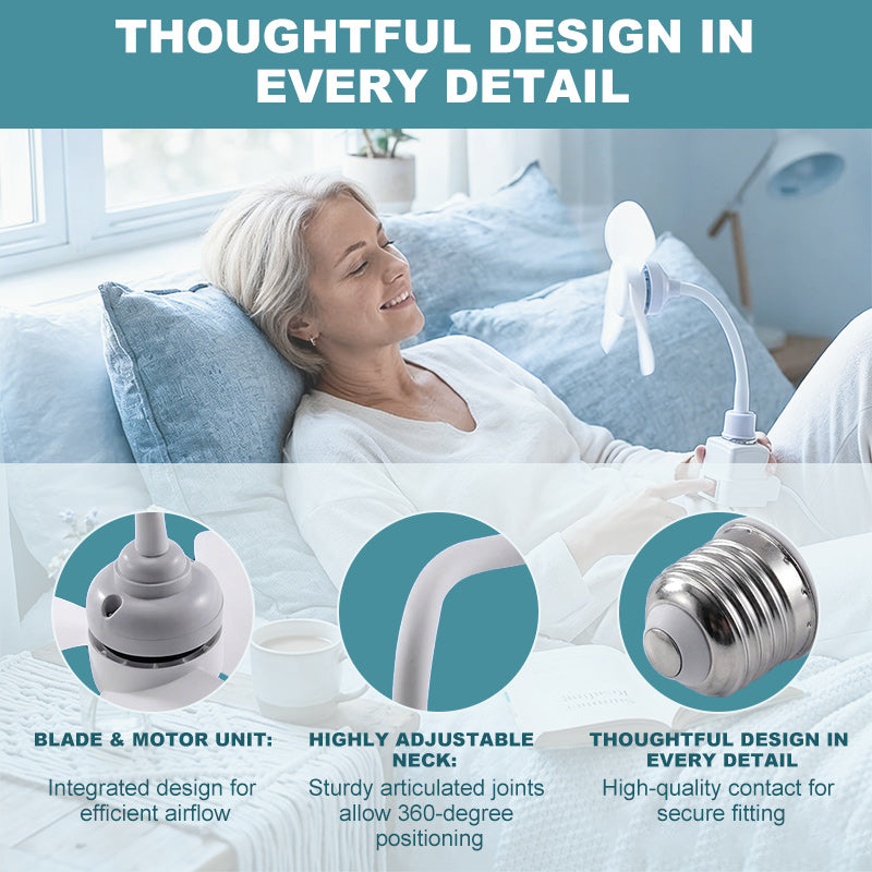 🔥Last Day 49% OFF -Mini Quiet Electric Fan