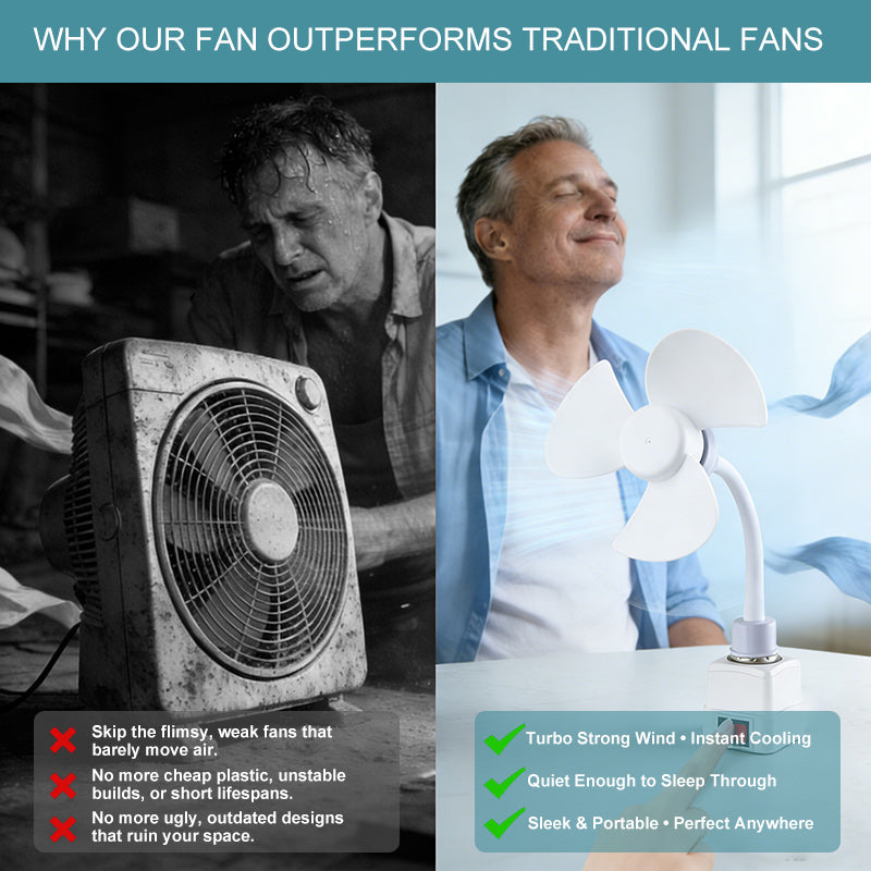 🔥Last Day 49% OFF -Mini Quiet Electric Fan