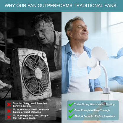 🔥Last Day 49% OFF -Mini Quiet Electric Fan