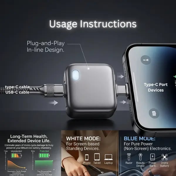 ⚡140W Auto Disconnect Charger