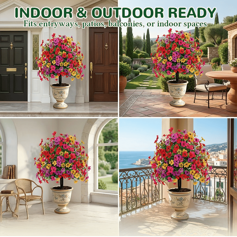 🔥Outdoor/Indoor UV Resistant & Waterproof Artificial Flower Decor