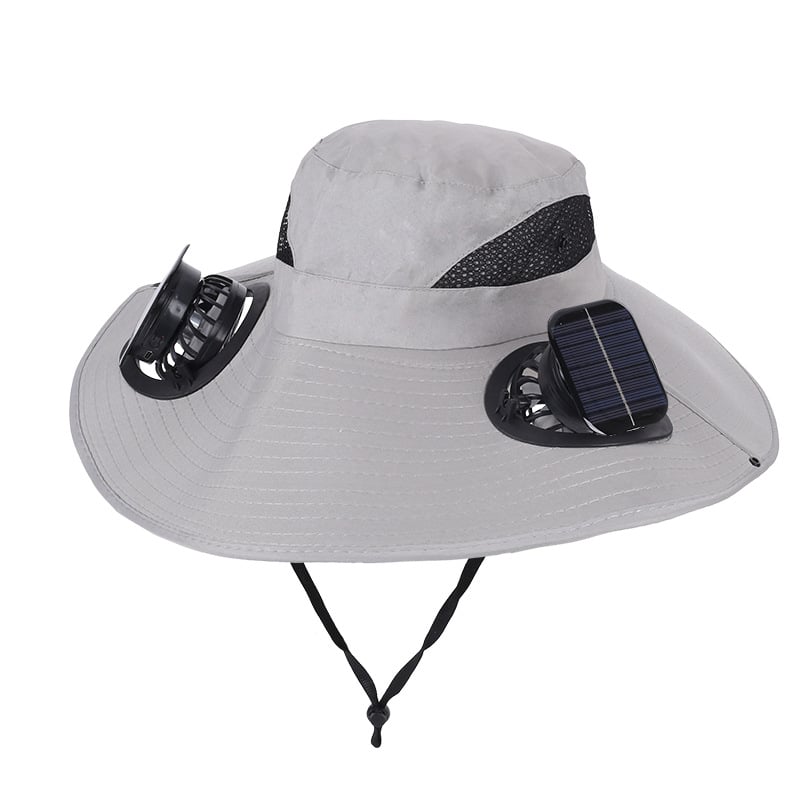 🔥Father's Day Best Sellers ☀️2026 New Three Solar Fan Outdoor Cooling Fan Hat