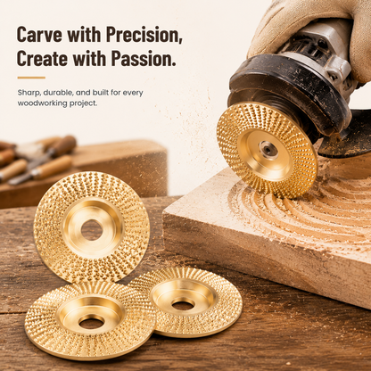 ⚒️Heavy-Duty Wood Carving Disc Set (3PCS)