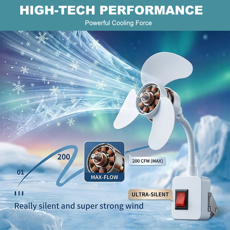 🔥Last Day 49% OFF -Mini Quiet Electric Fan