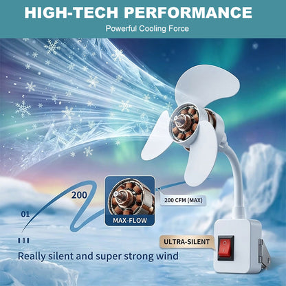 🔥Last Day 49% OFF -Mini Quiet Electric Fan