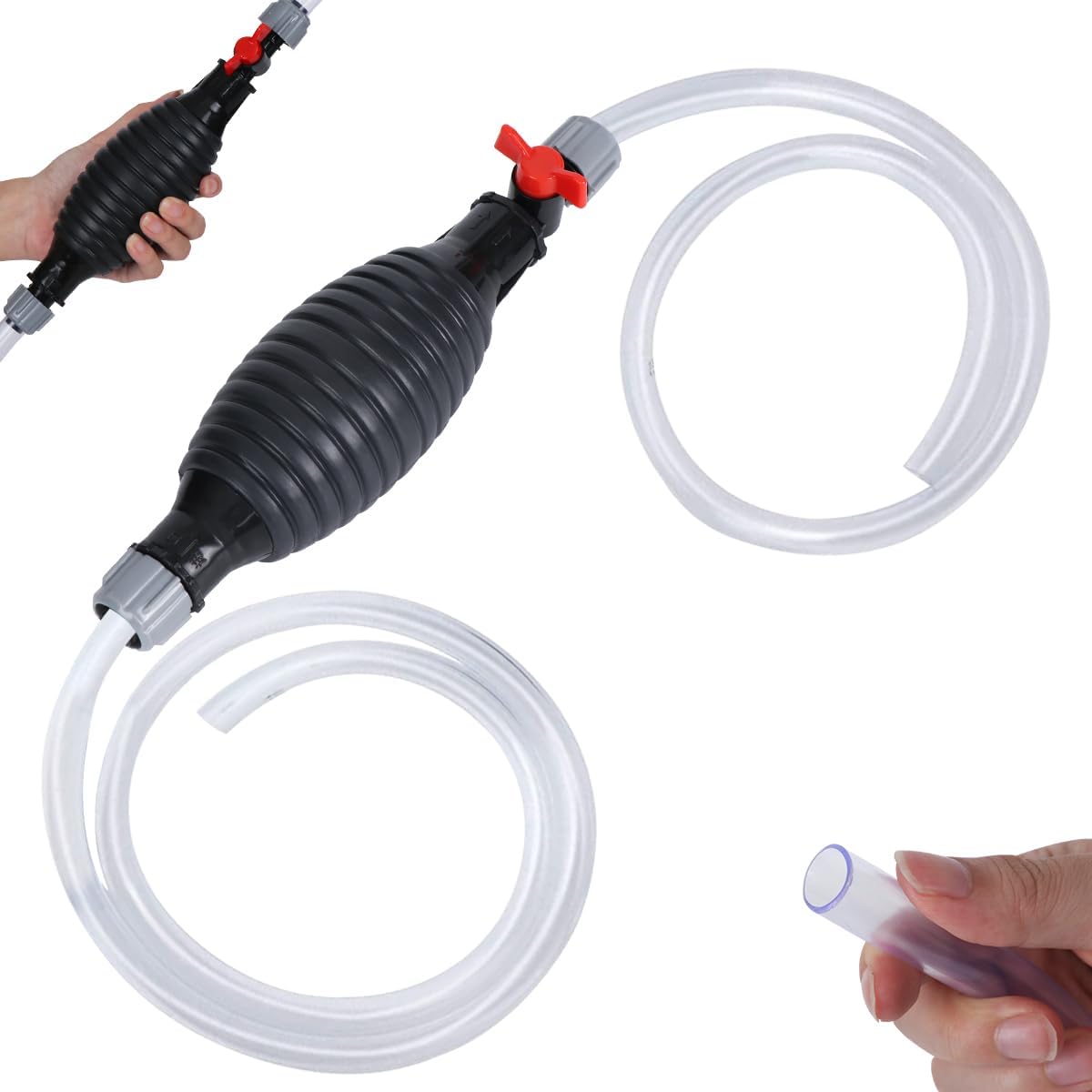 ⚡⛽Gas & Diesel Liquid Transfer Siphon Pump