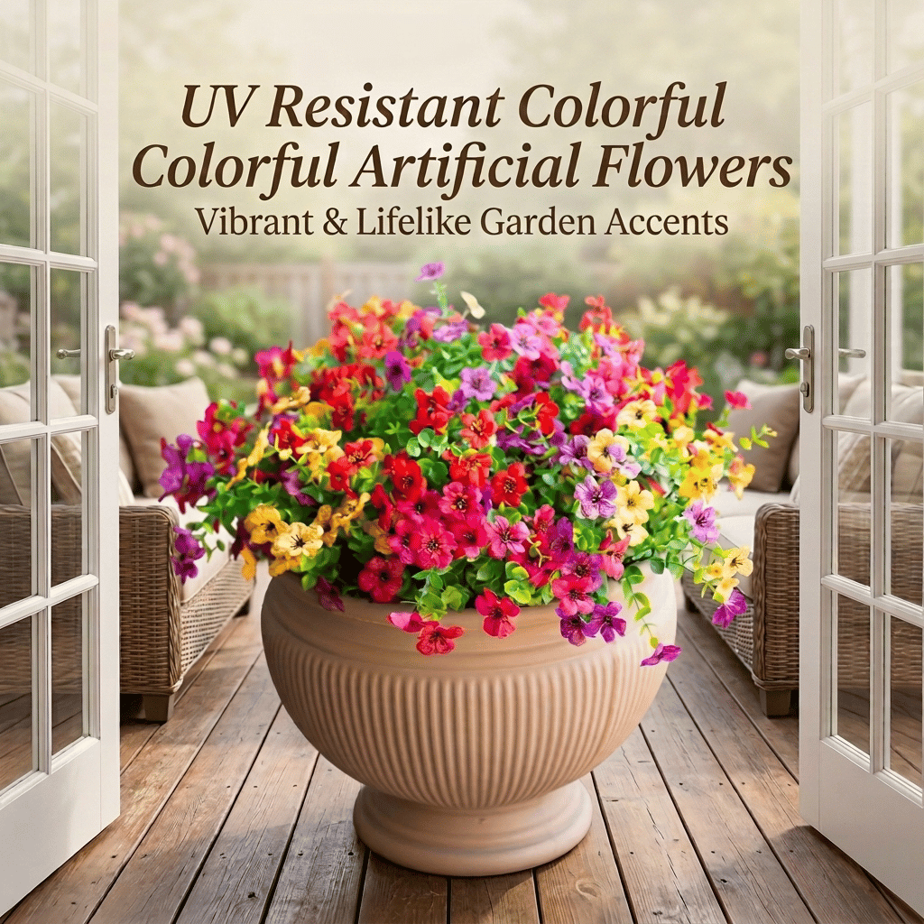 💖Summer Hot Sale 49%OFF🌺UV Resistant Colorful Artificial Flower