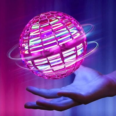 🌟🛸 Boomerang Flying Orb Toy, Hand-Controlled Hover Ball with LED Lights
