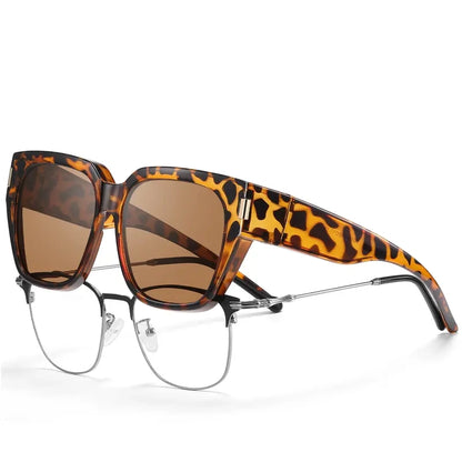 🎉LAST DAY - BUY 1 GET 1 FREE😎2026 New Polarized UV400 Protection Trendy Round Cat-eye Sunglasses 🕶️