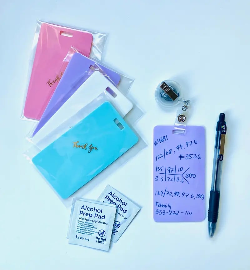 🩺Erasable Badge Note | Dual-Side Writable, Fade-Proof & No Blur (🖊Write. Wipe. Repeat.)
