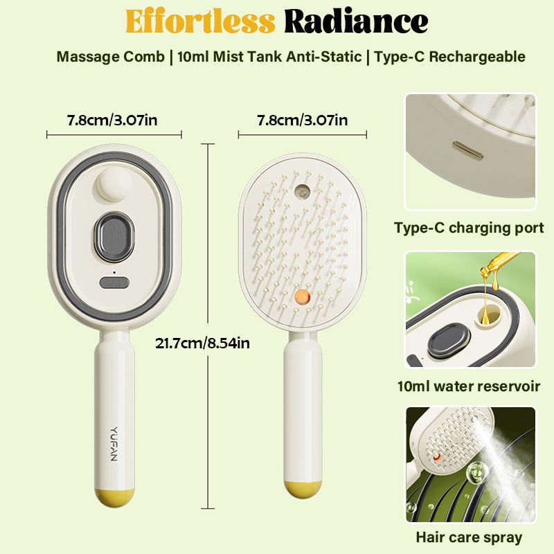 🔥2026 All-New Upgraded Electric Steam Massage Hair Care Comb