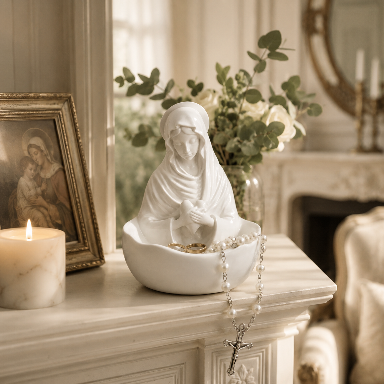 🔥Last Day 50% OFF - Handmade Virgin Mary Catch-All Bowl