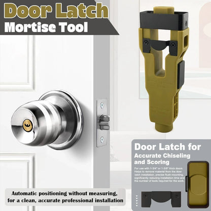 🔥BUY 2 FREE SHIPPING 🛠️Door Latch Mortise Tool For Use With 1-3/4" or 1-3/8" Thick Door