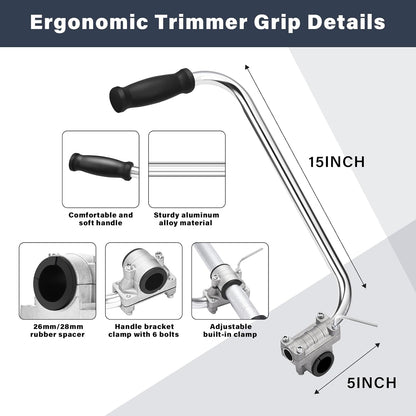 🔥 Best-Seller – Ergonomic String Trimmer Handle Extension for Better Grip & Control 🌿