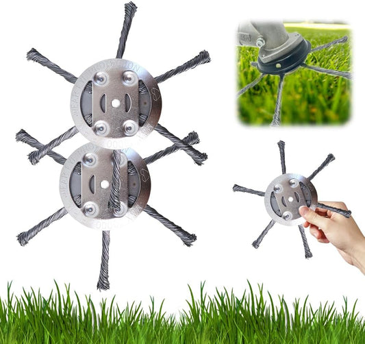 🔥BUY 2 GET 1 FREE👨‍🌾6 inch Steel Wire Brush Cutter Trimmer Head
