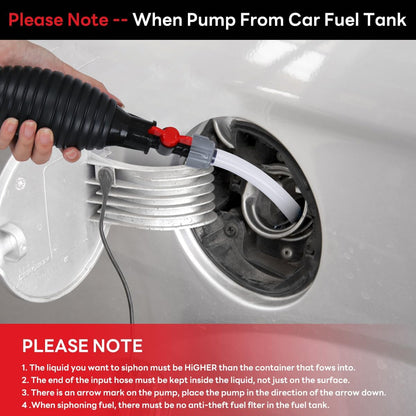 ⚡⛽Gas & Diesel Liquid Transfer Siphon Pump