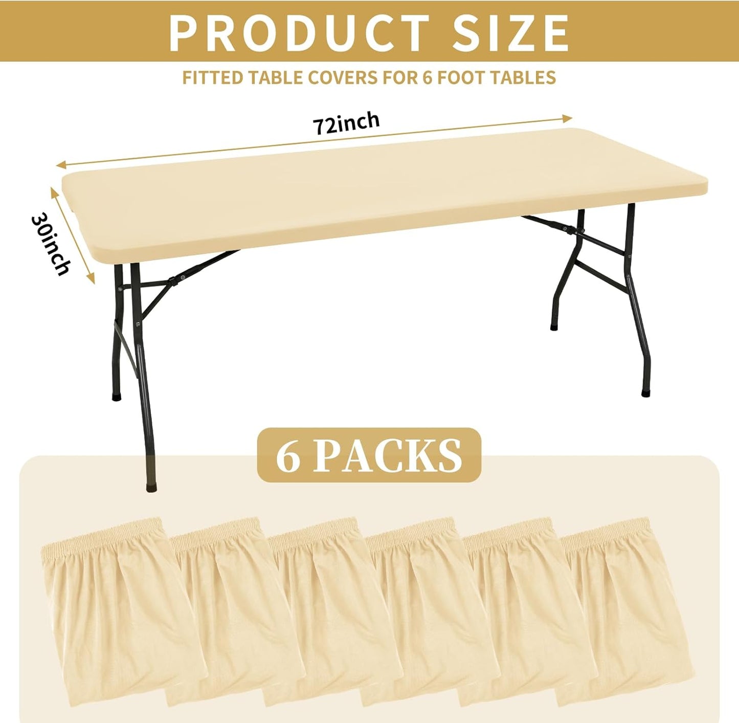 ✨Stretch Fabric Table Top Cap Cover