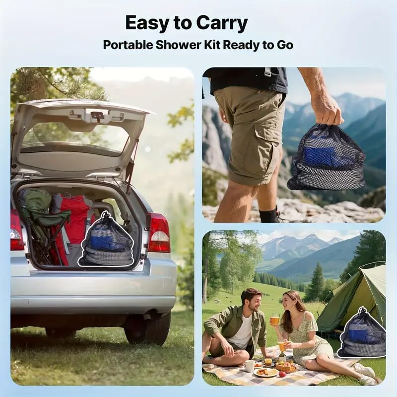 🚿 Stay Fresh Outdoors 49% OFF✨ Portable Camping Shower with Adjustable Flow