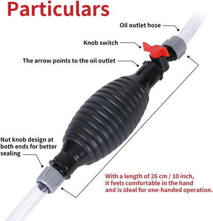 ⚡⛽Gas & Diesel Liquid Transfer Siphon Pump