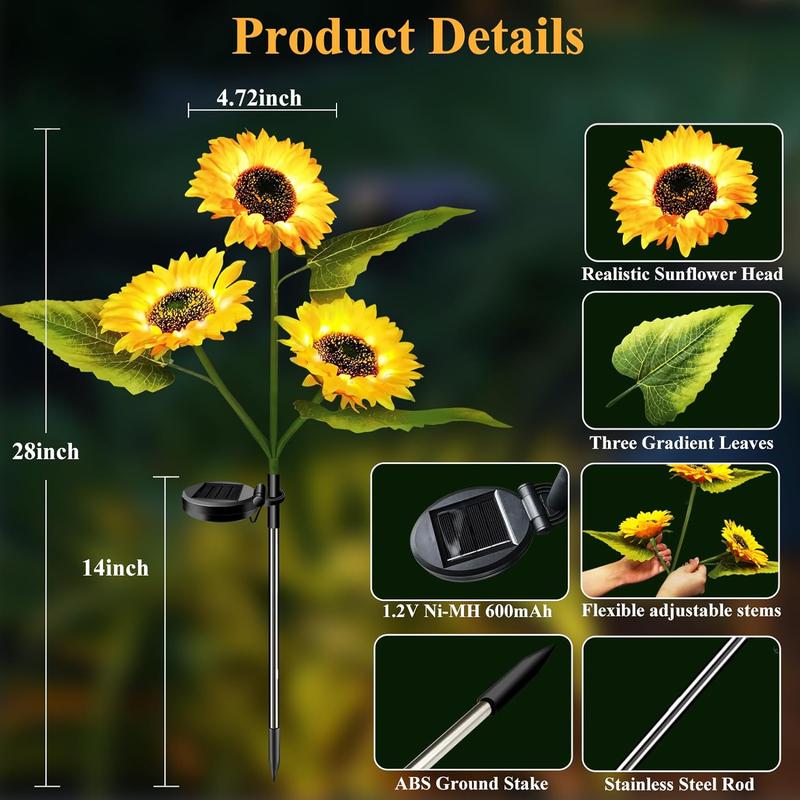 🌻Mother's Day Sale 49% OFF🌞Solar LED Sunflower Garden Lights