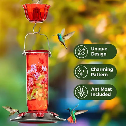 💖Mother's Day 49% OFF ✨Hummingbird Feeder with Floral Patterns