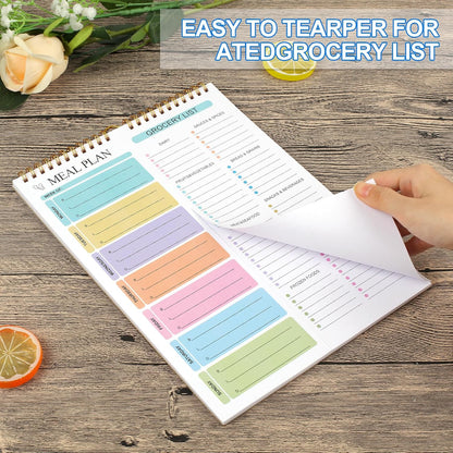 🔥Magnetic Weekly Meal Planner Notebook