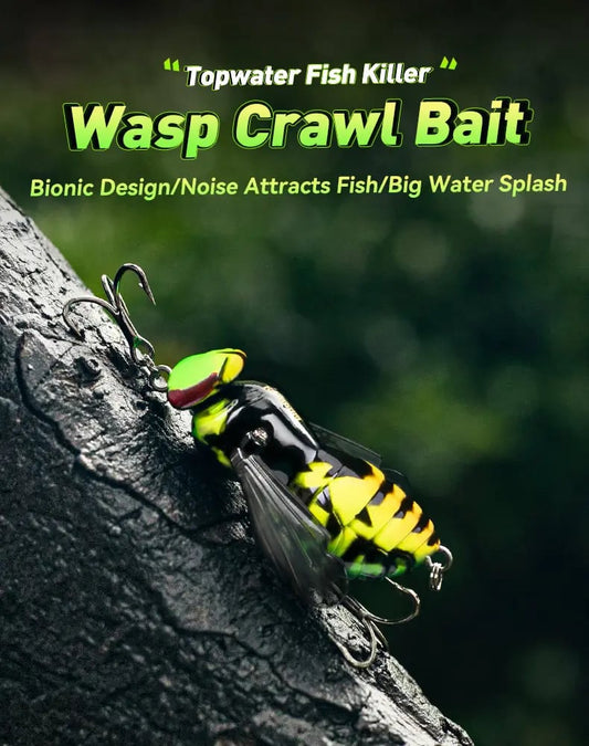 🔥Last Day 49% OFF 🐝 Bionic Wasp Crawl Bait