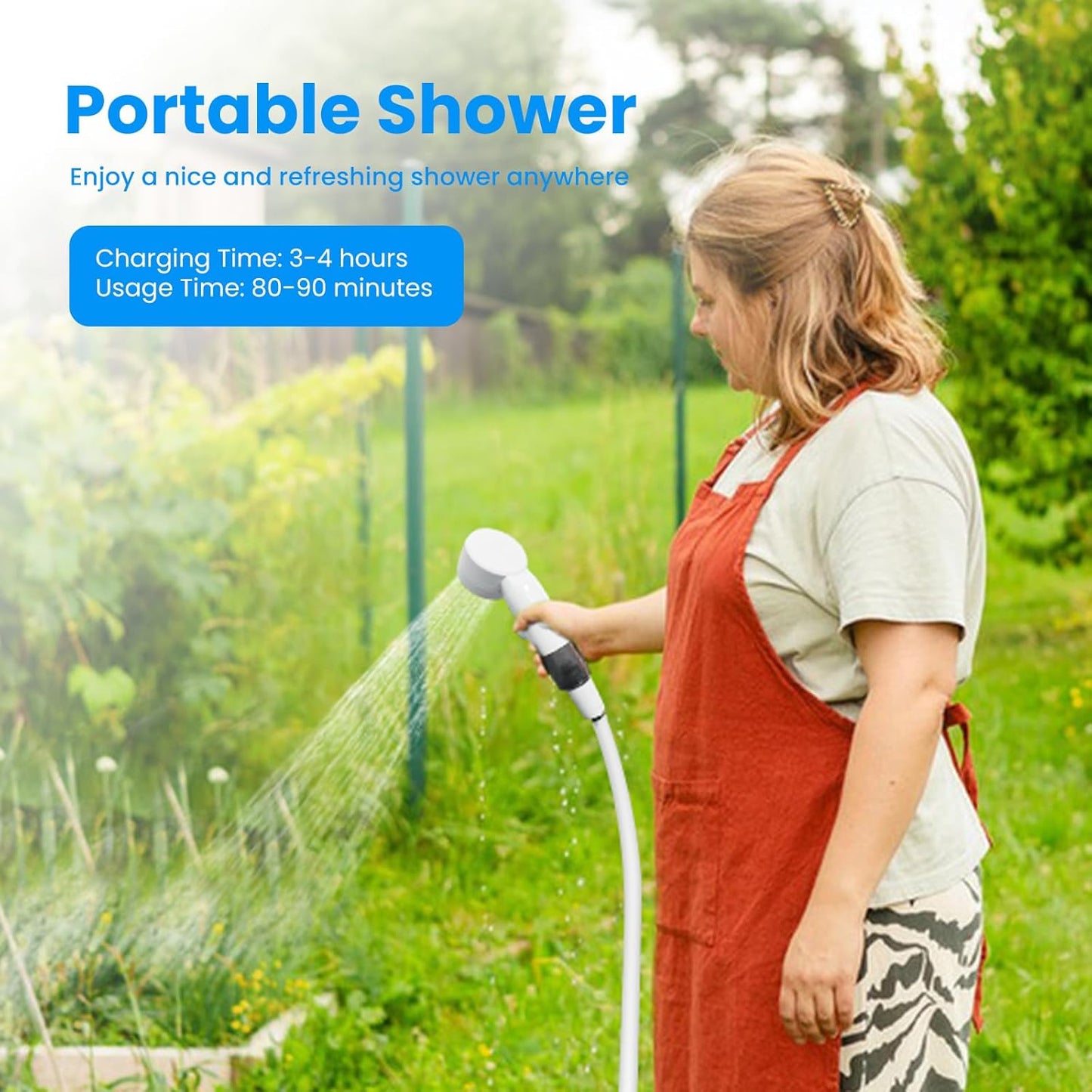 🚿 Stay Fresh Outdoors 49% OFF✨ Portable Camping Shower with Adjustable Flow