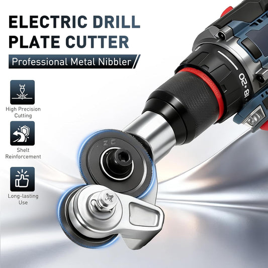 🔥 Titanium Drill Nibbler - SheetMetal Cutting Tool