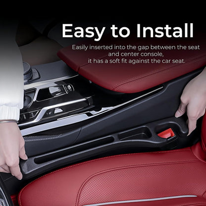 🔥Last Day 50% OFF🔥 Universal Car Seat Gap Filler Strip – Anti-Drop Pad with Seatbelt Slot