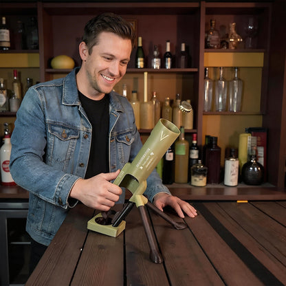 🚀 51mm Beer Bottle Mortar Bottle Opener 🍻– Novelty Cap-Launching Desk & Bar Accessory🔥Buy 2 Free Shipping