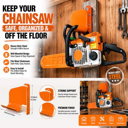 🔥 Chain Saw Wall Mount Holder