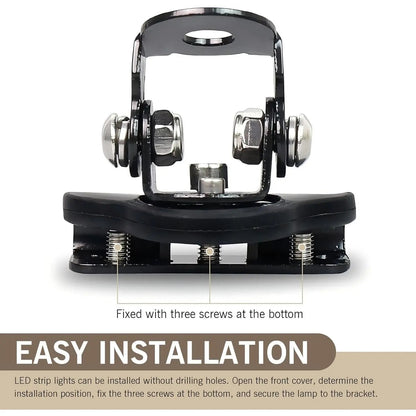 🔥LAST DAY 49% OFF - 🛠️🚗2PCS Universal Hood LED Light Bar Mounting Brackets