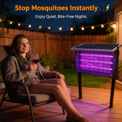 SolarGuard 3X Bug Zapper  Powerful Solar Mosquito Killer for Outdoor & Indoor Use