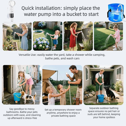 🚿 Stay Fresh Outdoors 49% OFF✨ Portable Camping Shower with Adjustable Flow
