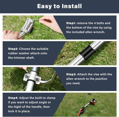 🔥 Best-Seller – Ergonomic String Trimmer Handle Extension for Better Grip & Control 🌿