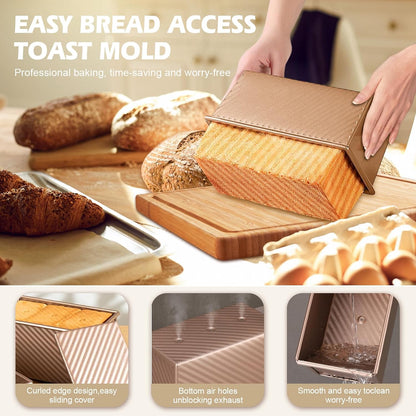 ✨🍞Pullman Loaf Pan with Lid
