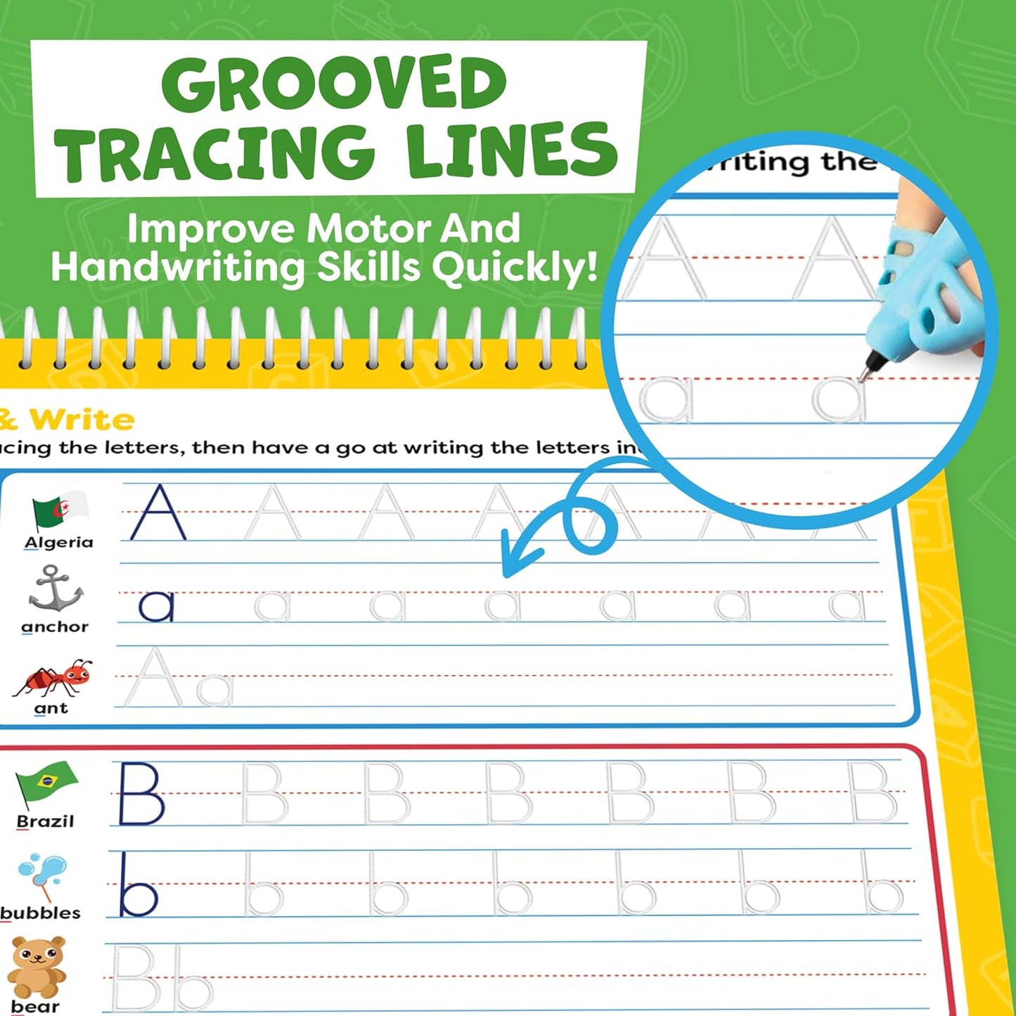 🔥Magic Grooved Writing Practice Books