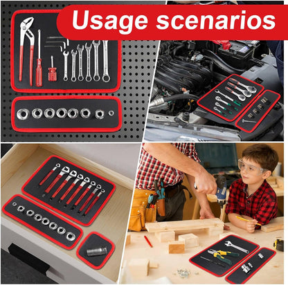 🔥Father's Day49% OFF🔧 3PC Flexible Magnetic Tool Tray Set