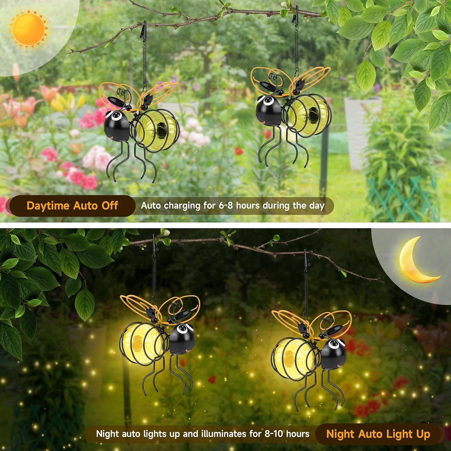 ✨This Week's Special Price $9.99💥 -Cute Hanging Solar Bee Light
