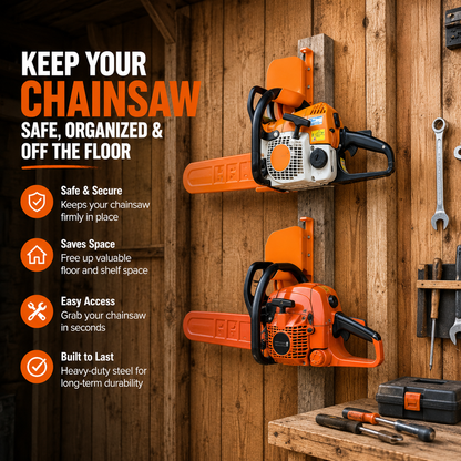 🔥 Chain Saw Wall Mount Holder