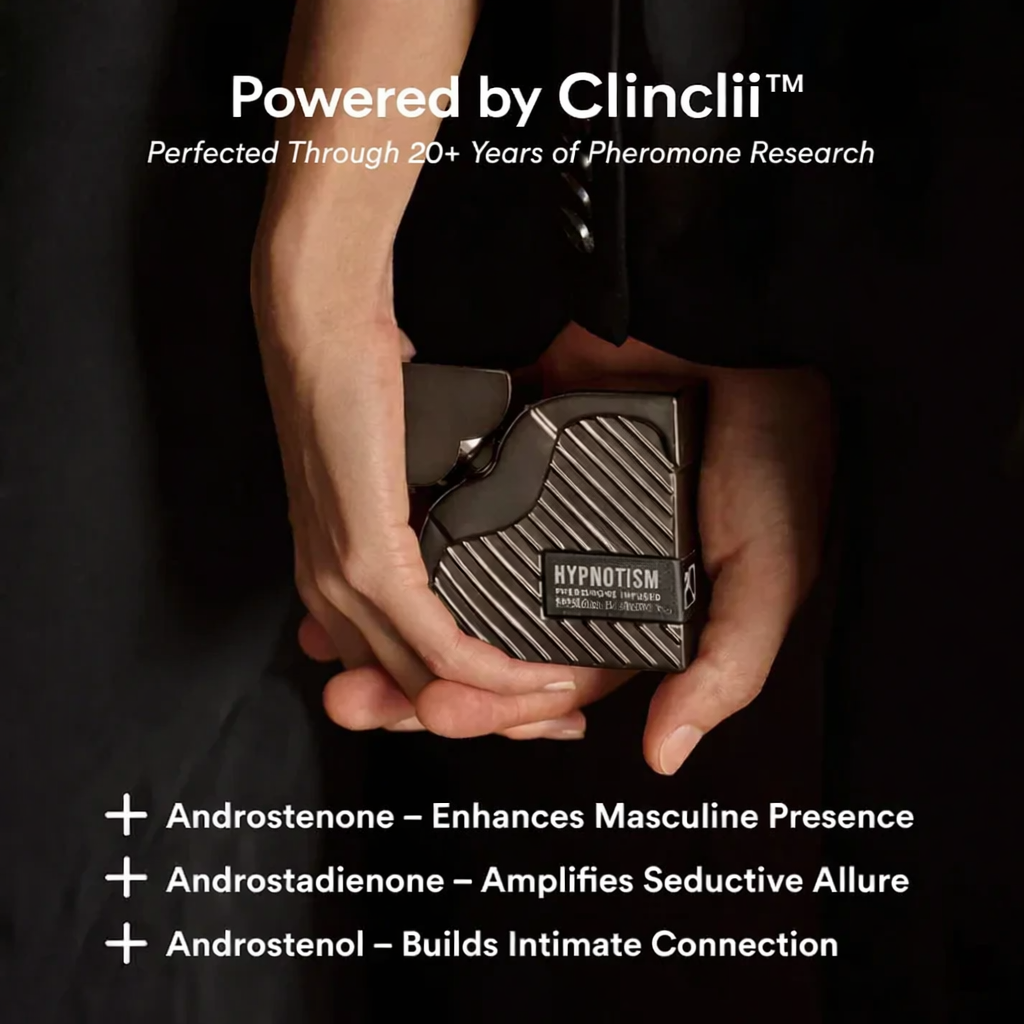 Turn Heads and Ignite Her Desire with Two Sprays of Clinclii Hypnotism Cologne