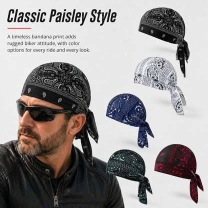 2026 New in Hot Sale 49% OFF🌟 Paisley Cooling Headscarf Cap Set
