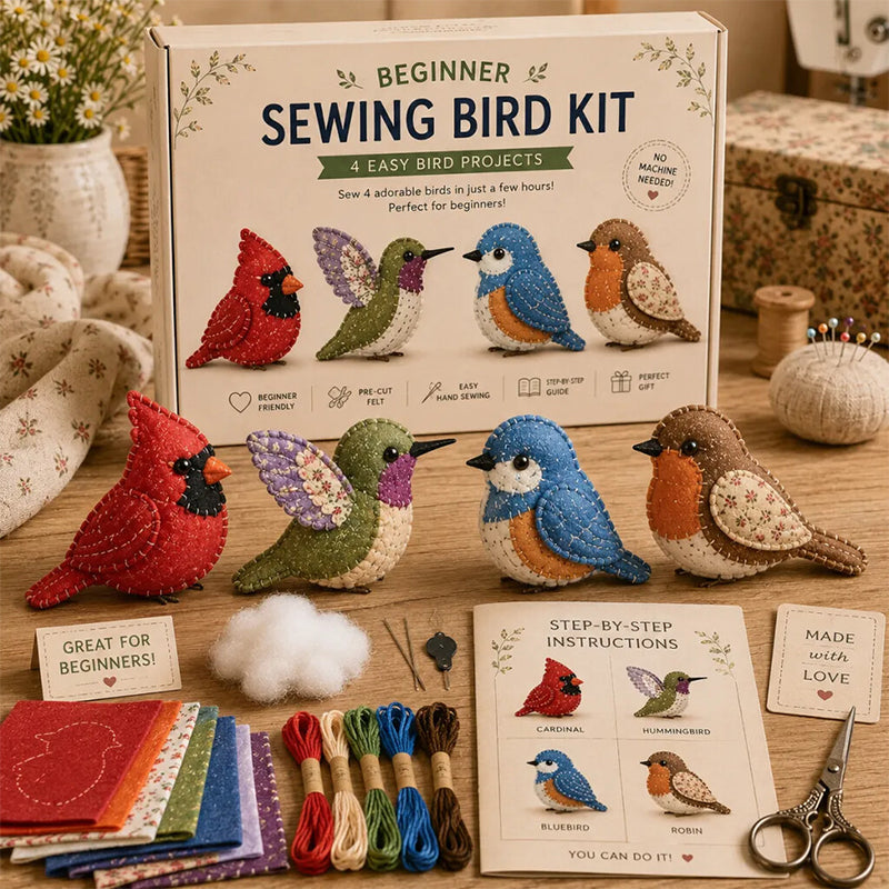 Whimsical Backyard Birds 🐦