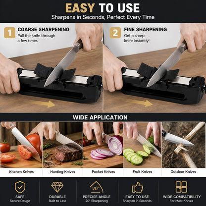 🔥Father's Day Special 49% OFF🛠️🔪Venture Portable Knife Sharpener